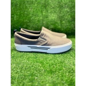 Sperry Ladies Pier Wave Twin Gore Grey Slip On Casual Size 9.5 Women’s